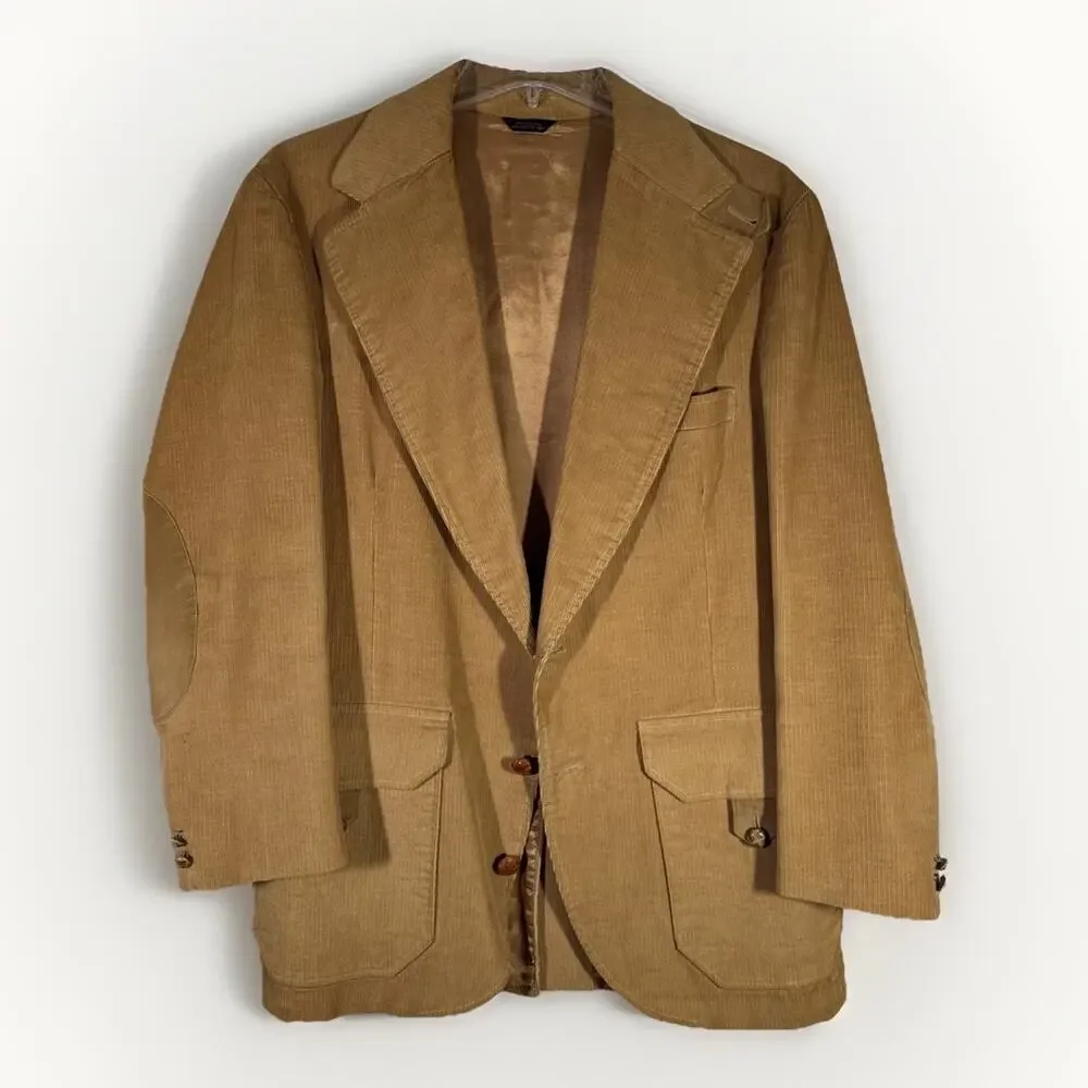 Vintage Men’s Corduroy Blazer - 42 R - Elbow Patches - See Description